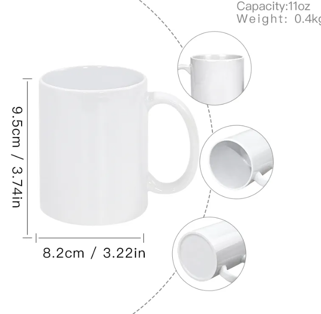 Sublimation Ceramic 11oz Mug