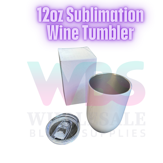 12oz Sublimation Wine Tumbler