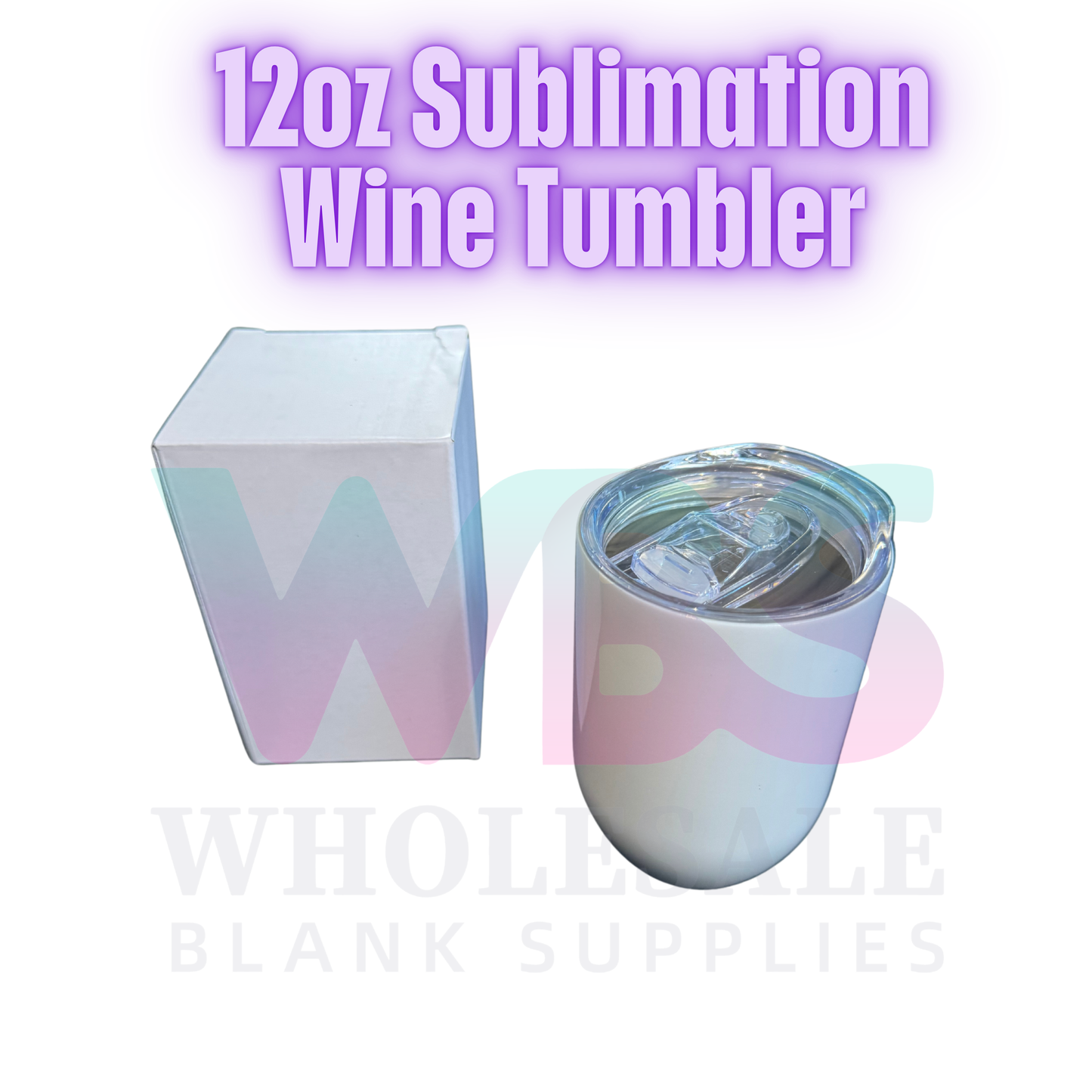 12oz Sublimation Wine Tumbler