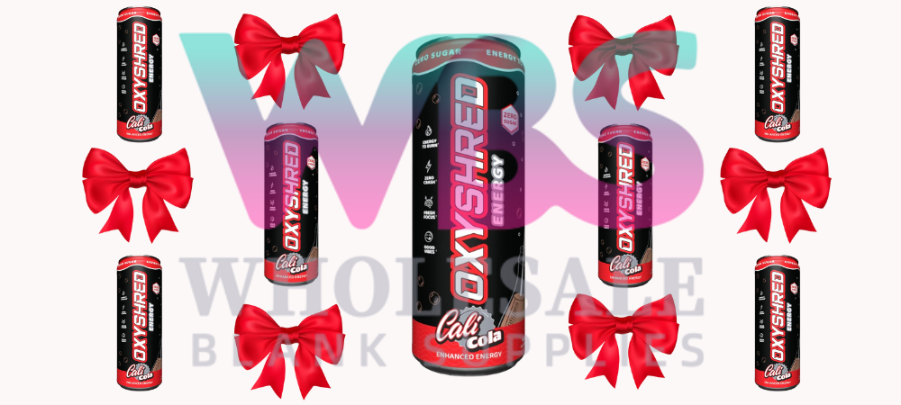 16oz UV DTF Libbey Wrap – OXYSHRED Ultra Energy Red Bow Cali Cola #92