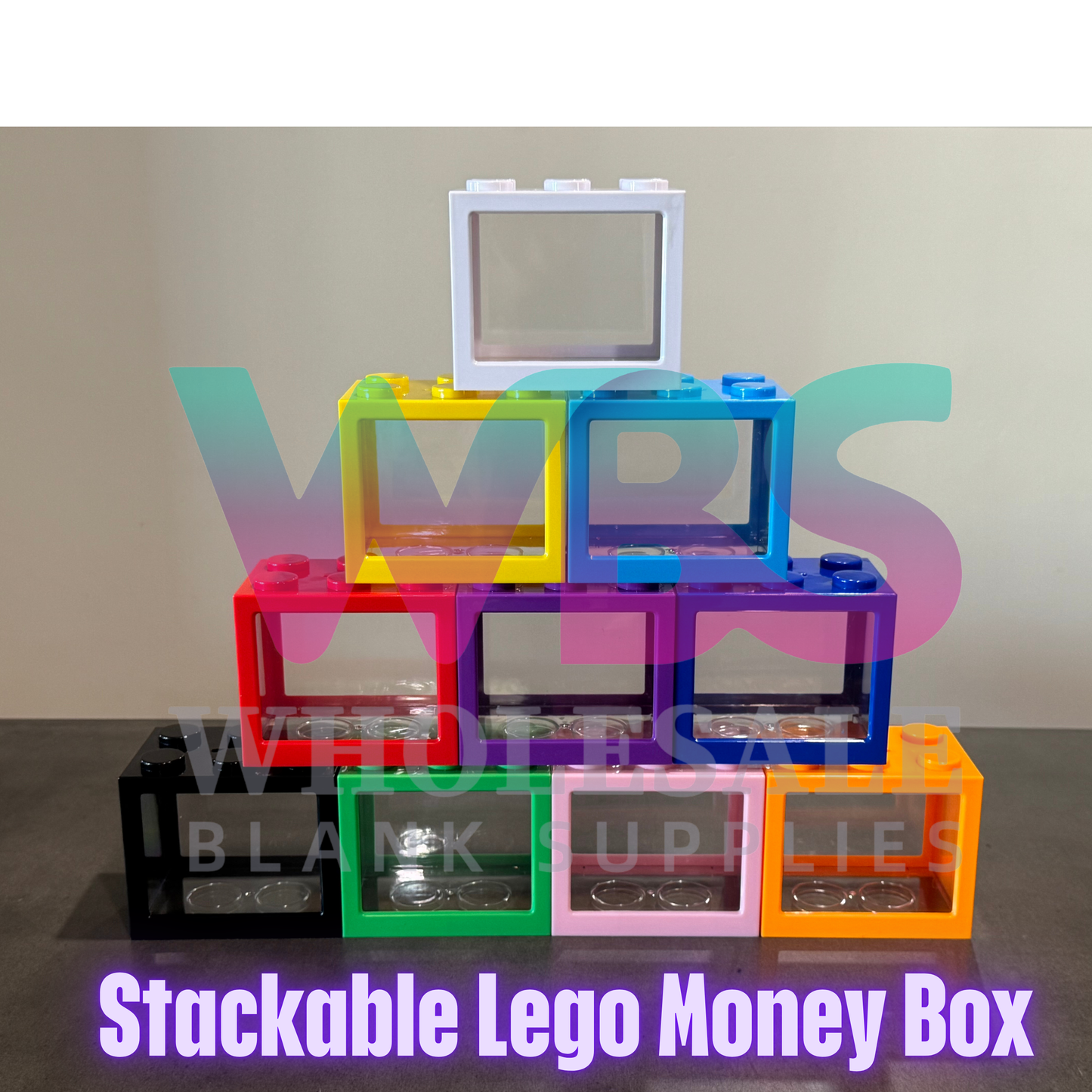 Stackable Block Lego Money Boxes