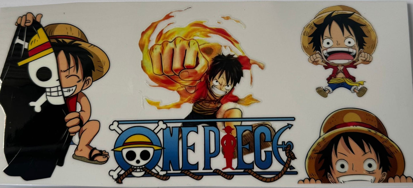 16oz UV DTF Libbey Wrap One Piece - Straw Hat Pirates #W173