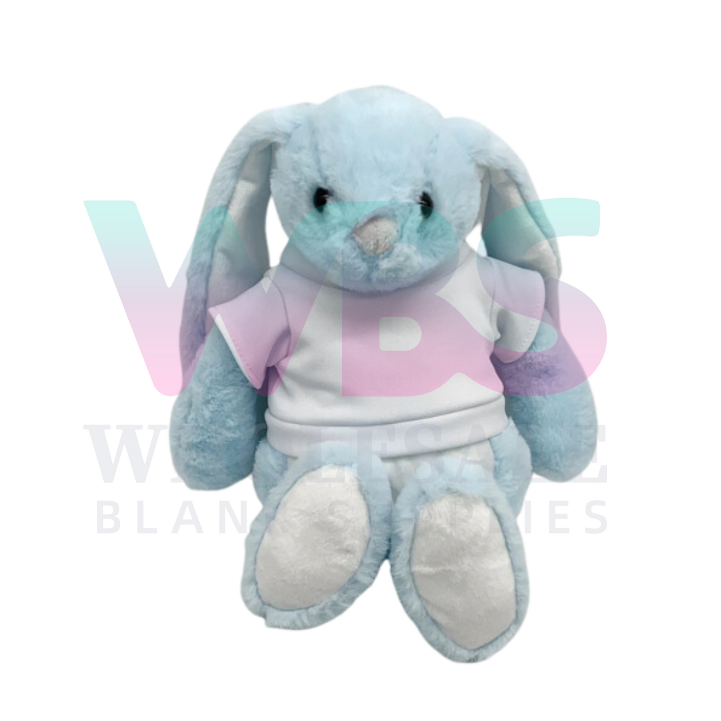 🐰 Sublimation Bunny Plush with Removable T-Shirt – 30cm
