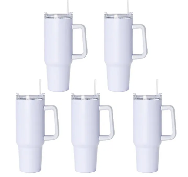 White 20oz 40oz Sublimation Tumbler