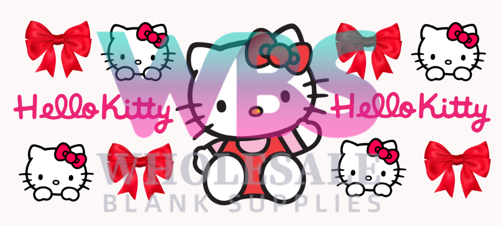 16oz UV DTF Libbey Wrap – Hello Kitty #628
