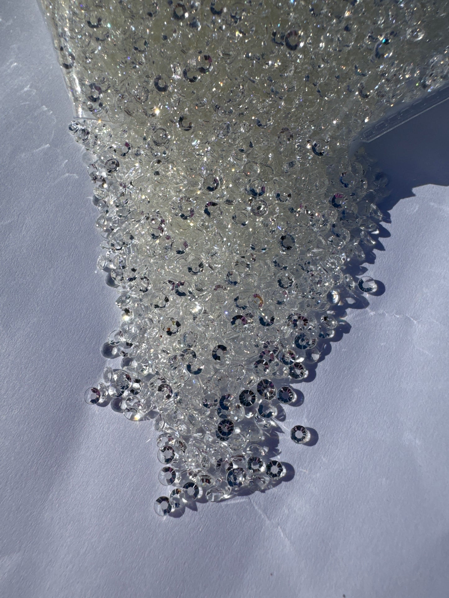 3mm Flat Back TRANSPARENT Crystal Diamond Rhinestones | 20gm | WBS99