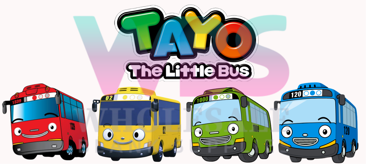 16oz UV DTF Libbey Wrap Tayo The Little Bus #52