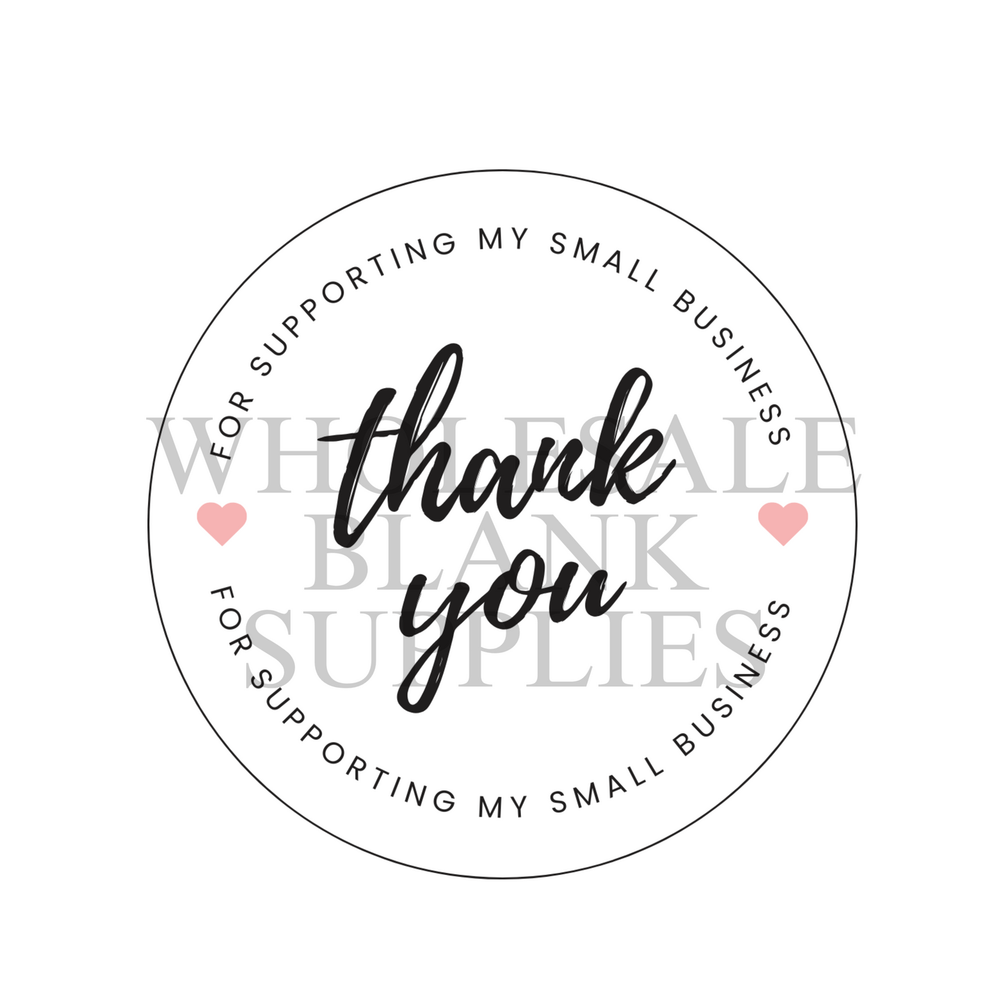 5.5cm Round Business Stickers