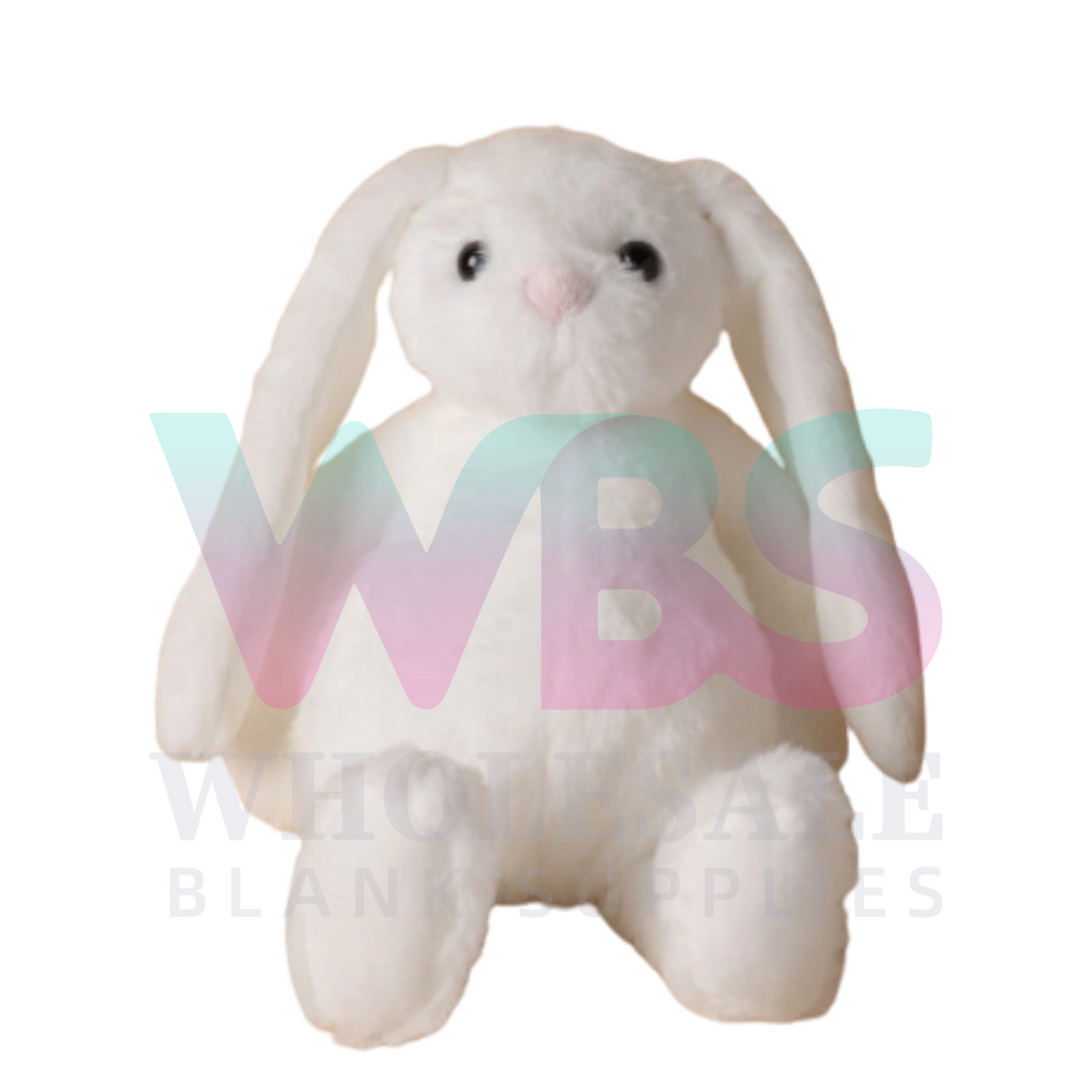 🐰 Sublimation Bunny Plush with Removable T-Shirt – 30cm