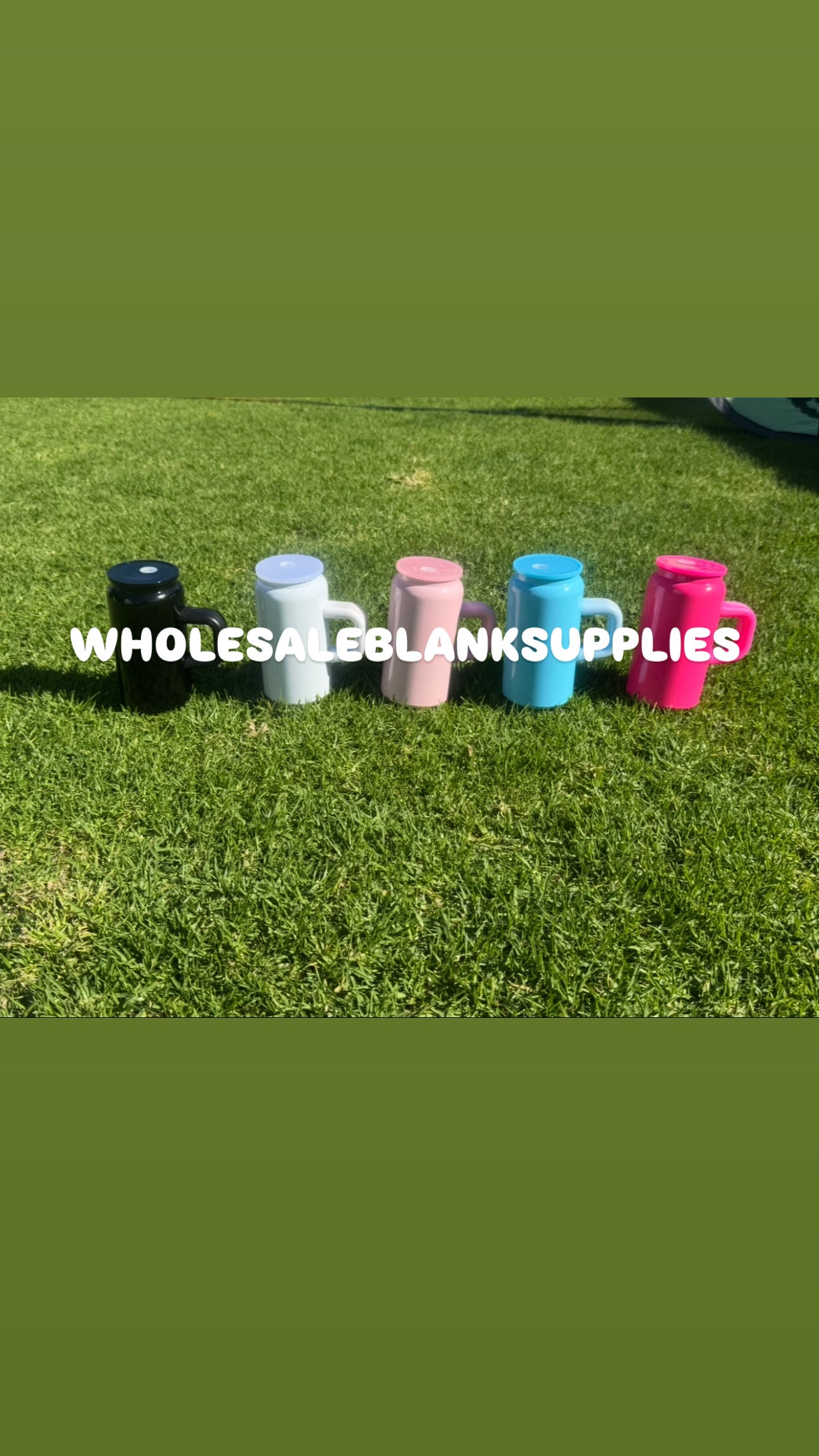 16oz Sublimation Handle Tumbler |