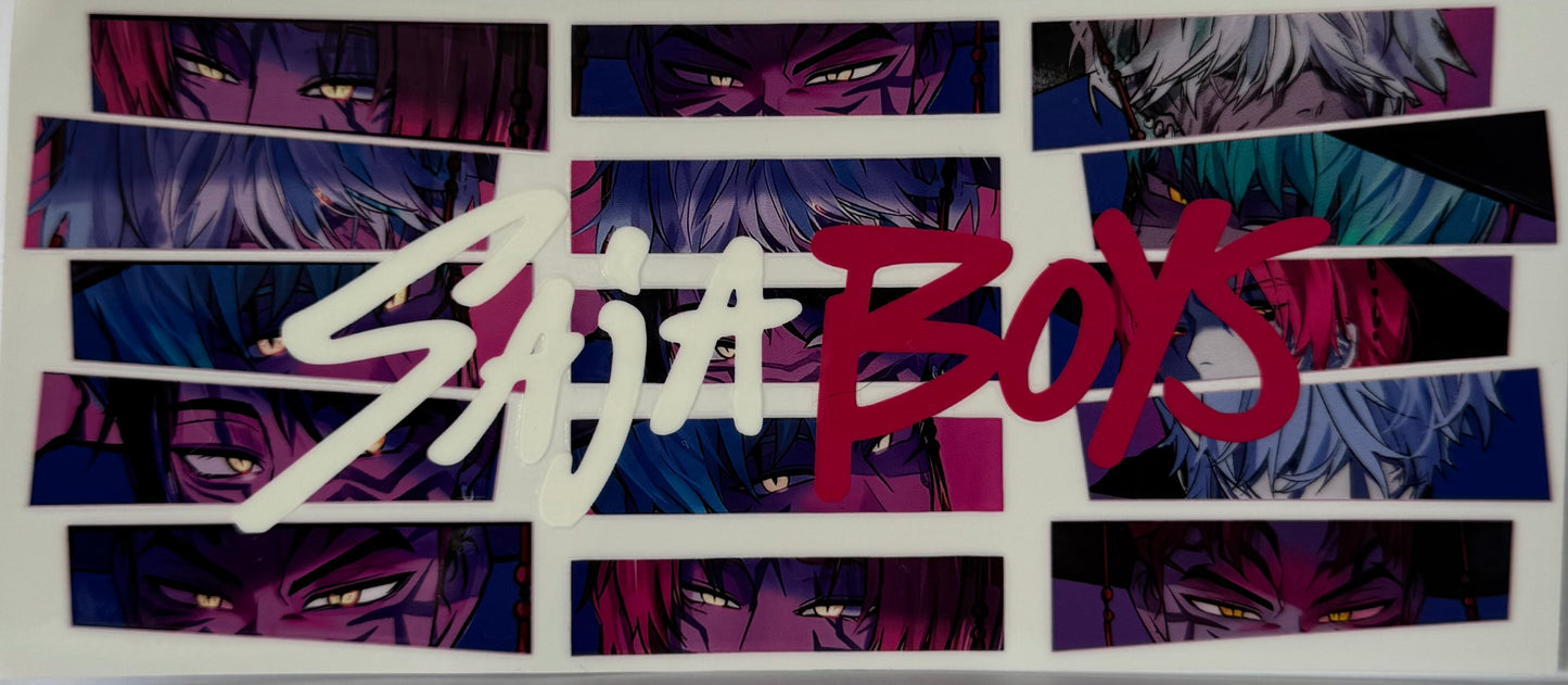 16oz UV DTF Libbey Wrap Kpop – HUNTRIX K-POP SAJA BOYS #W166