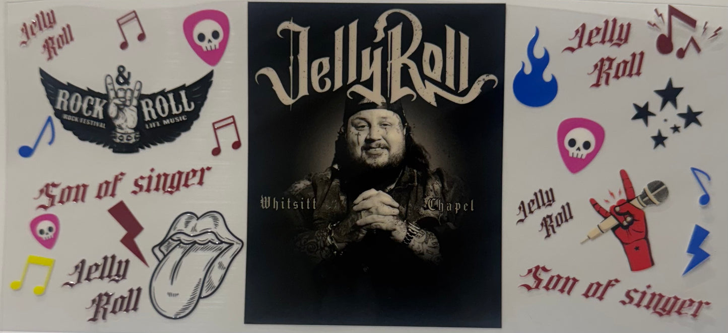 16oz UV DTF Libbey Wrap Jelly Roll W154