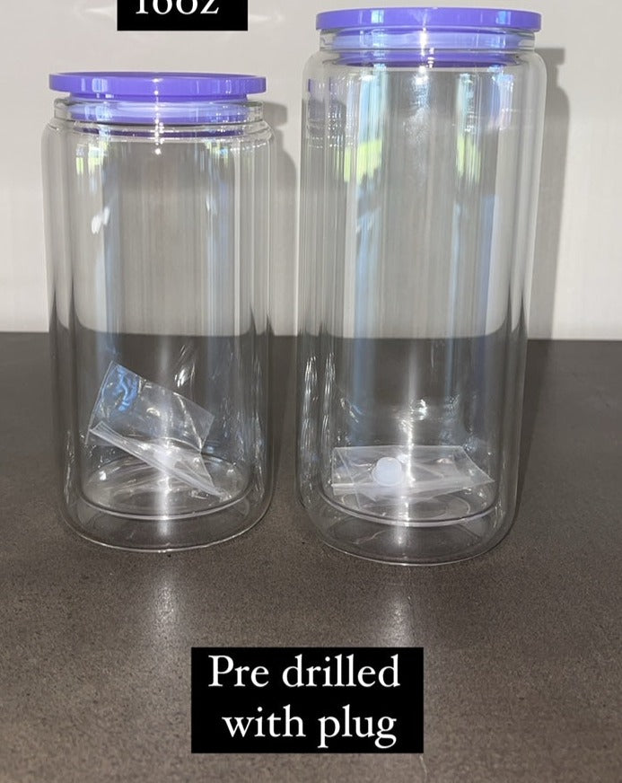 BULK PACK 10x TALLER Sublimation Snow Globe Libbey
