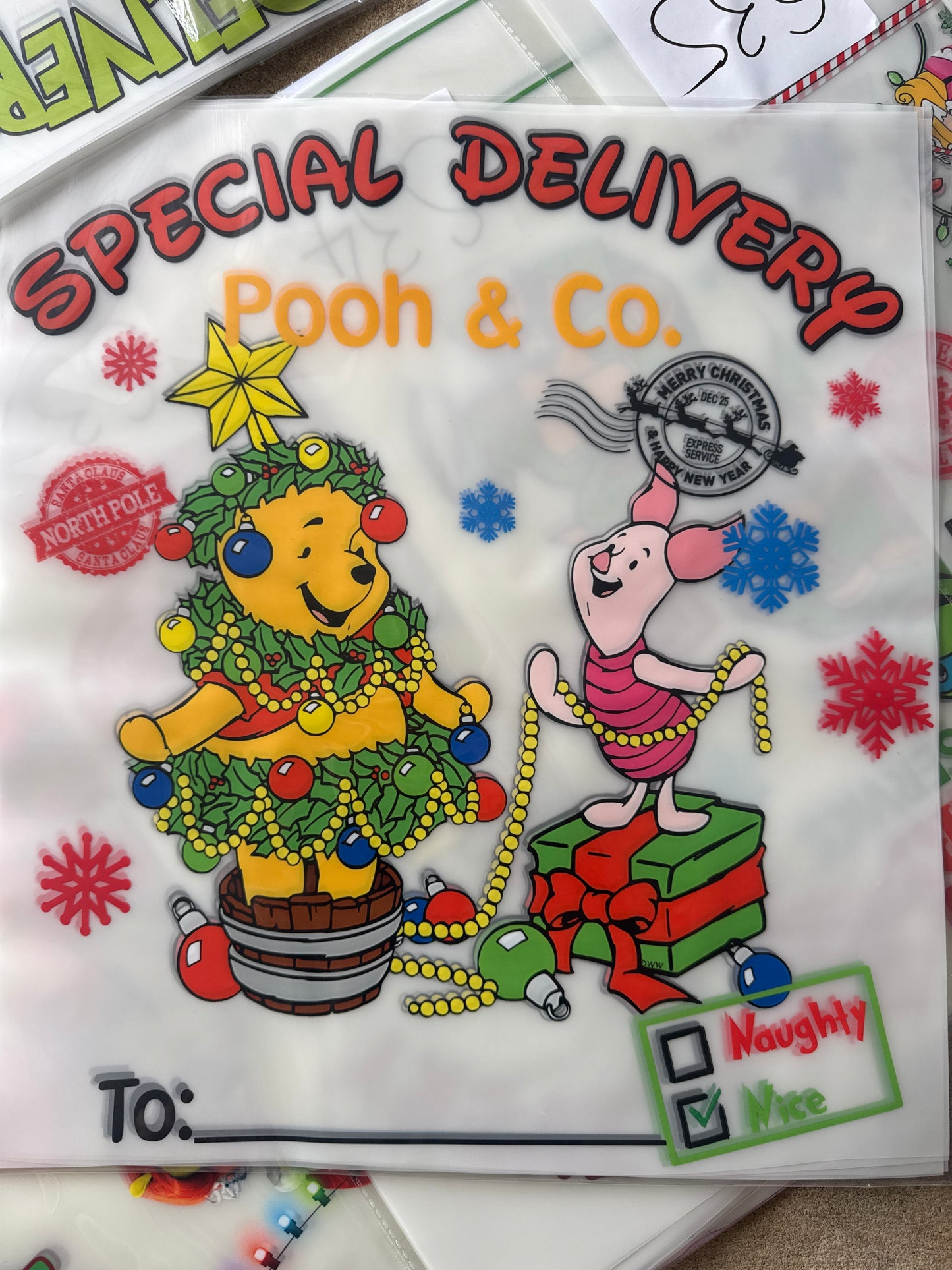 Winnie the Pooh DTF print s41