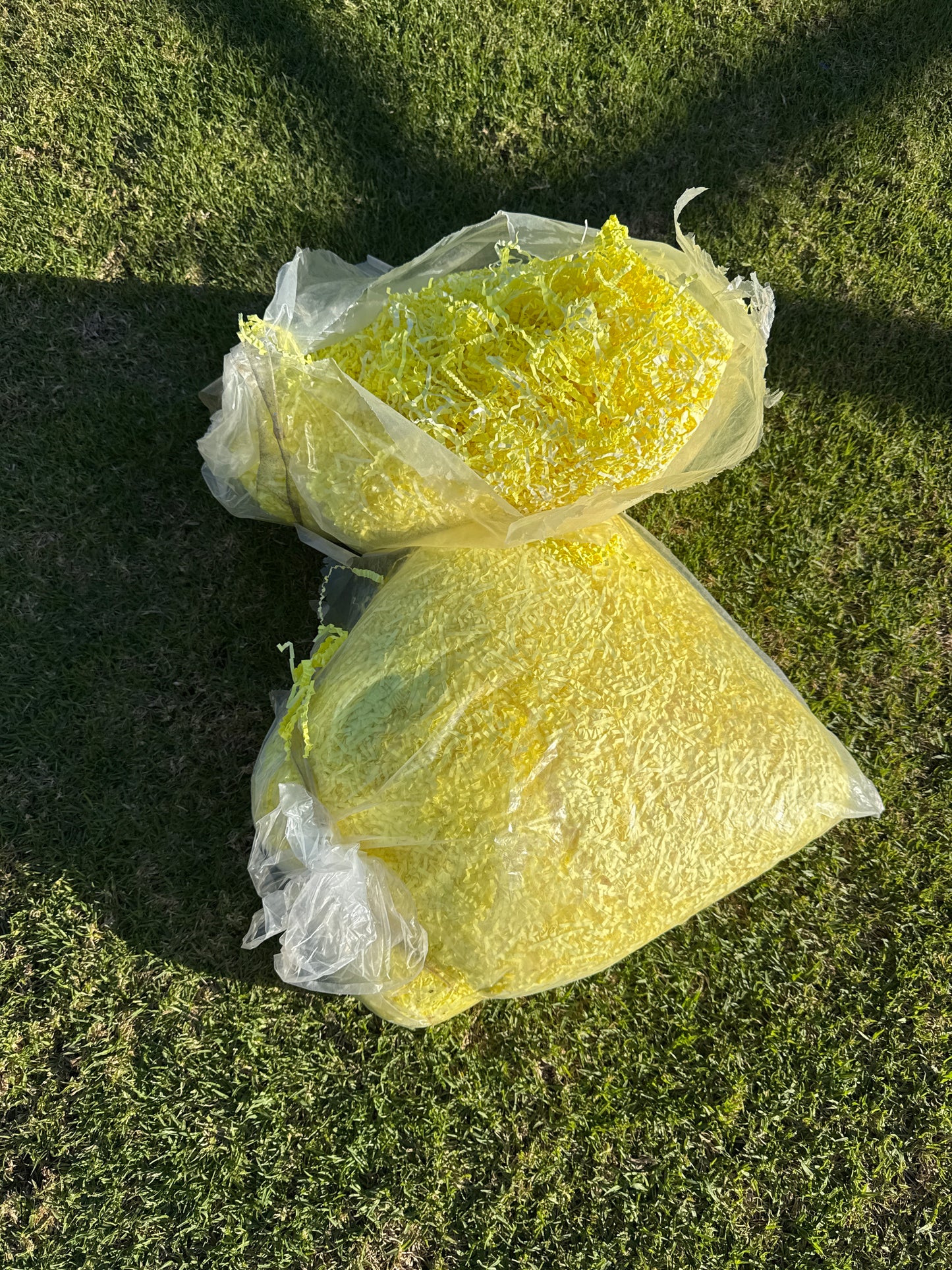 Shredded paper yellow 1kg