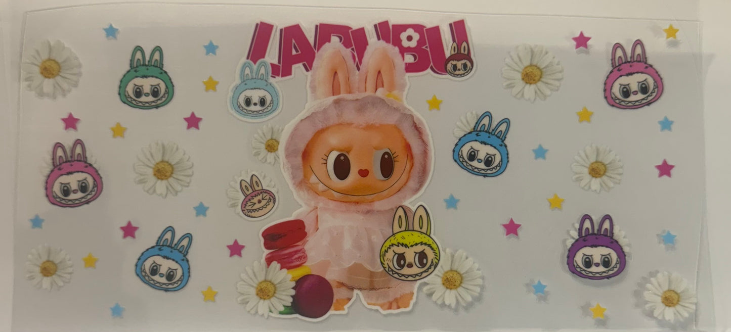 16oz UV DTF Libbey Wrap Labubu Kids #W156