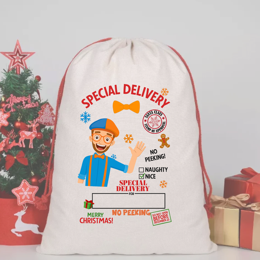 BLIPPI WBS19 SACK DTF – SPECIAL DELIVERY DTF Print  🎅💌 pre order