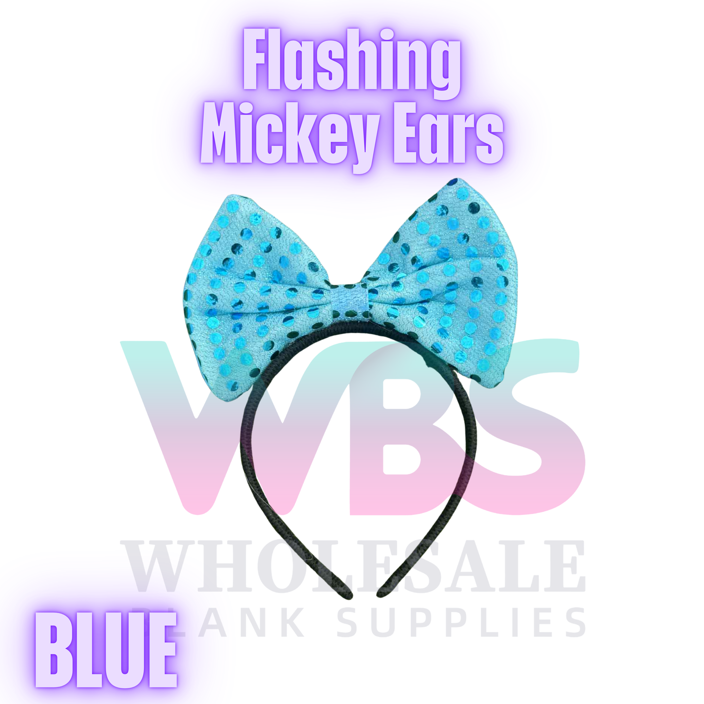 Flashing Mickey Ears LED Headband