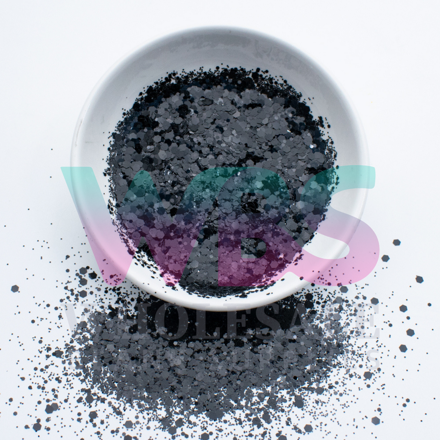 🖤 BLACKOUT BASH | Chunky Matte Glitter Bottle – 50gm 🖤