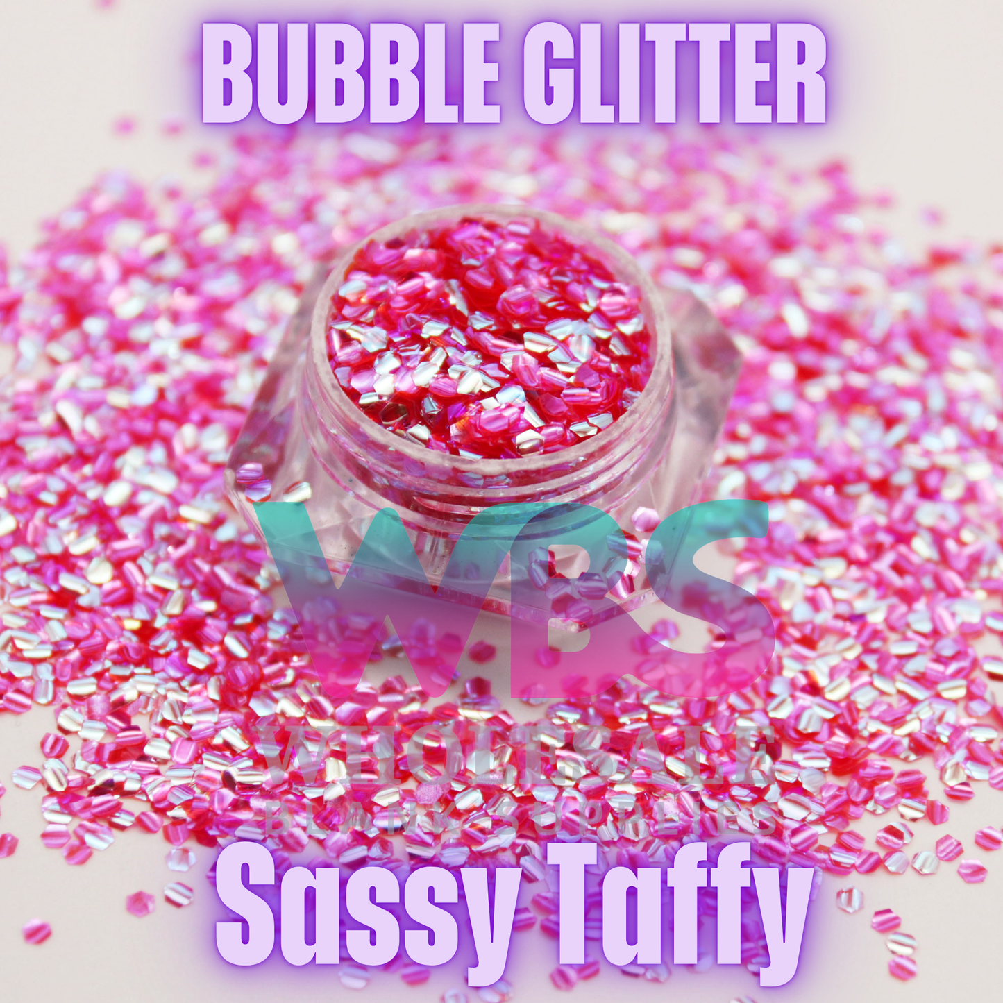 💖 Sassy Taffy | Hot Pink Bubble Glitter 💖