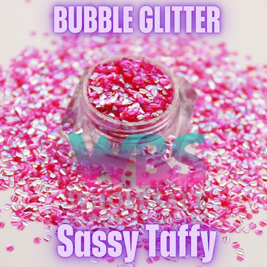 💖 Sassy Taffy | Hot Pink Bubble Glitter  💖