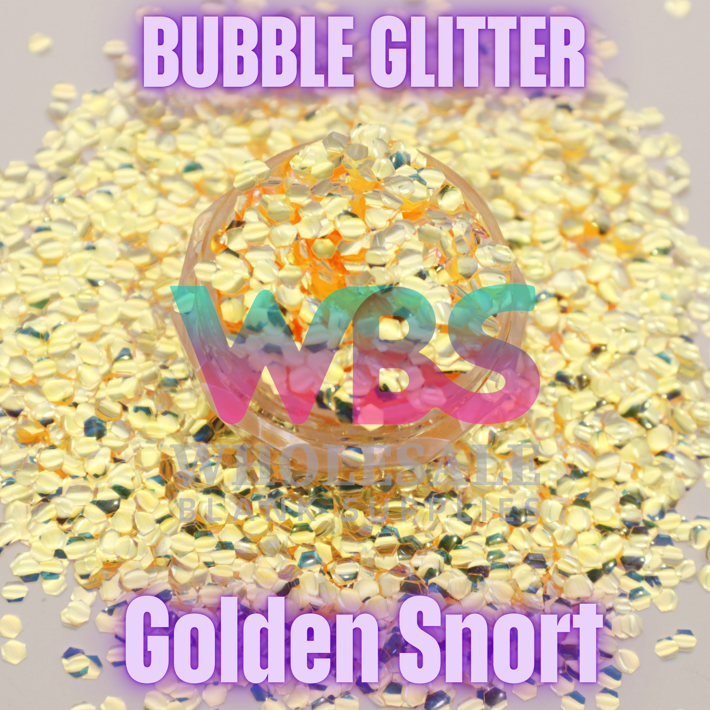 ✨ GOLDEN SNORT | Bubble Glitter – 50gm ✨