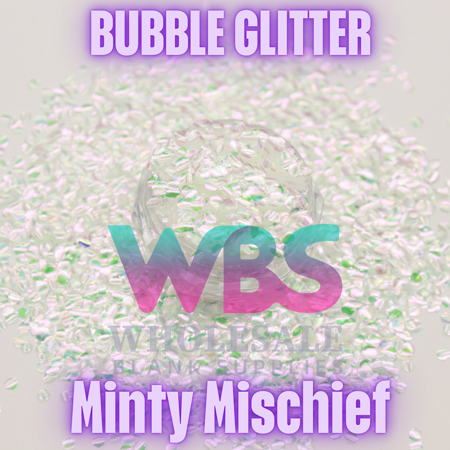 🌱 MINTY MISCHIEF | Bubble Glitter – 50gm 🌱