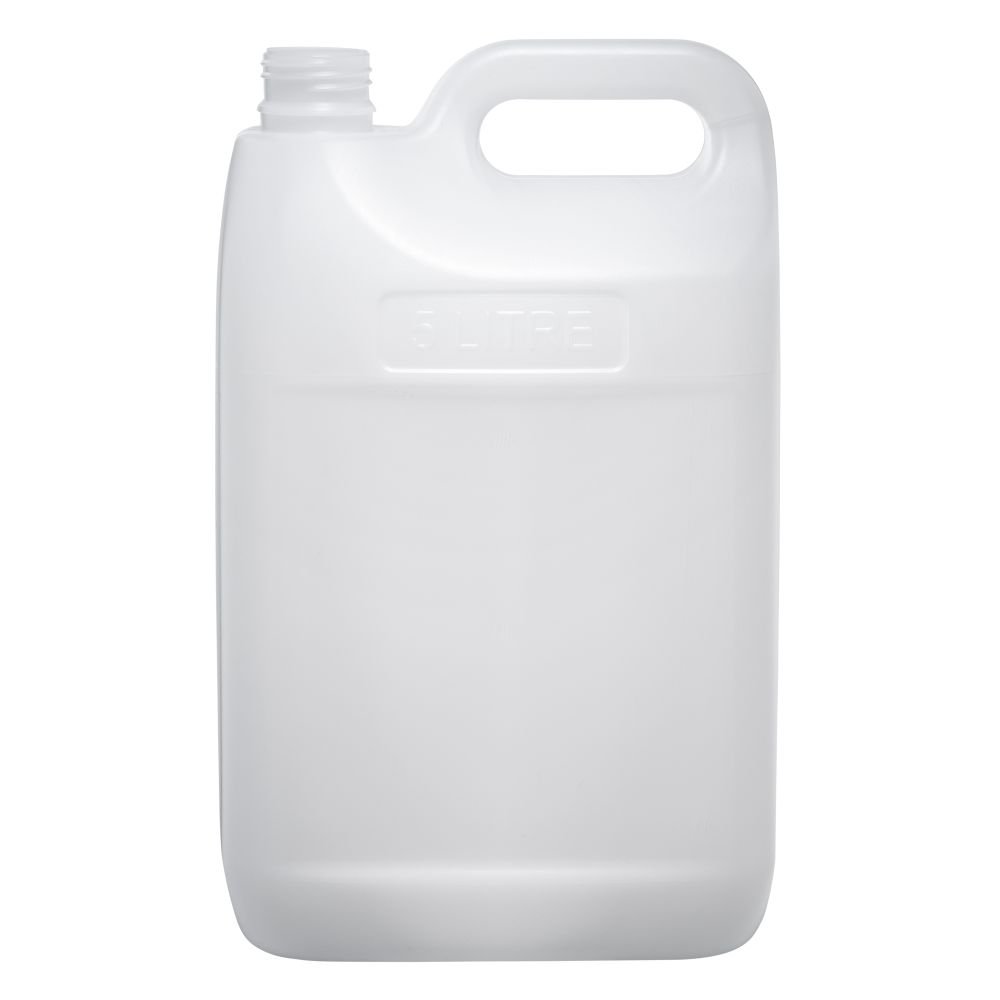 5L Bottle + Lid Natural HDPE