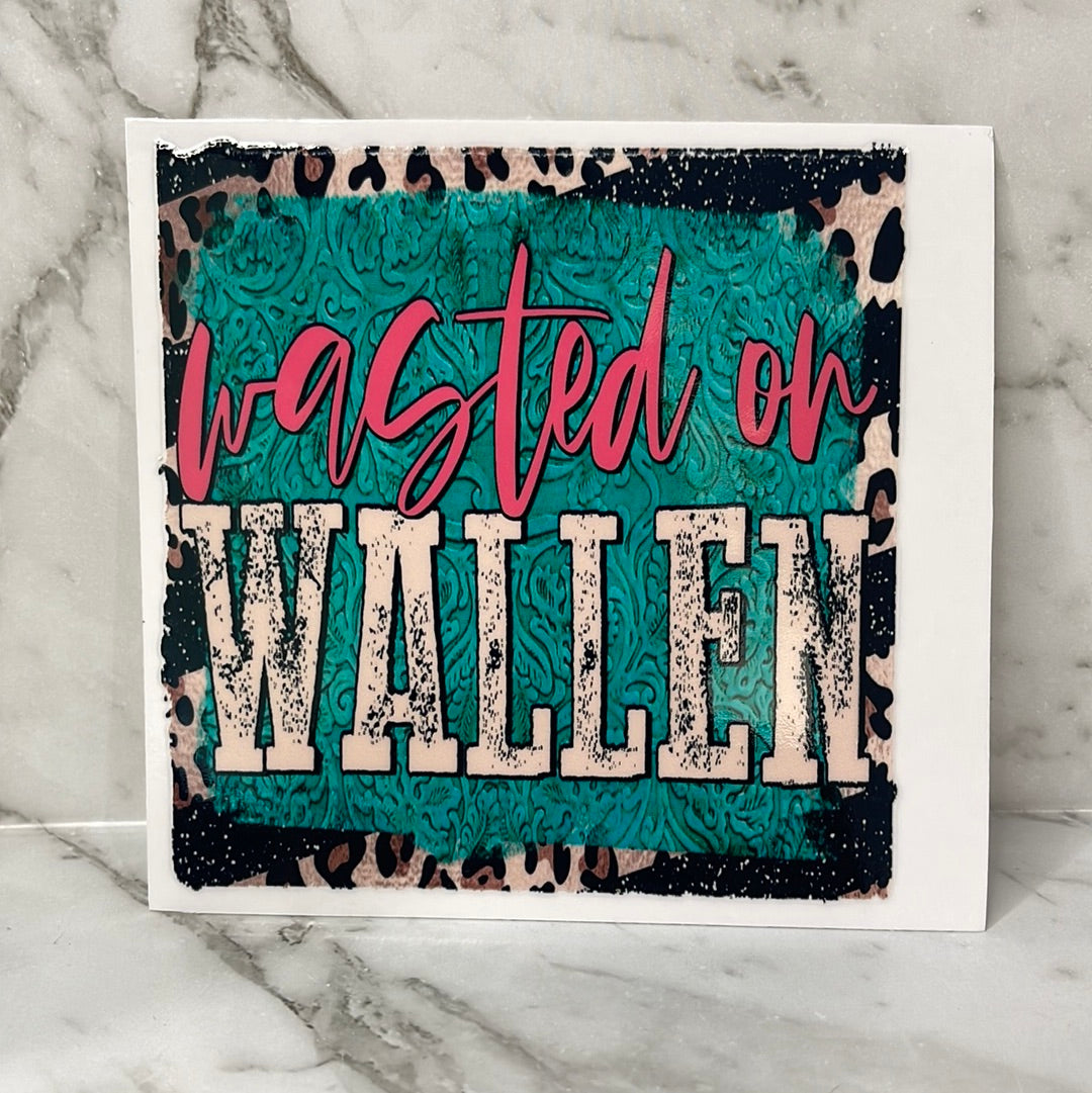 UV DTF Decal Wasted on Wallen #D32