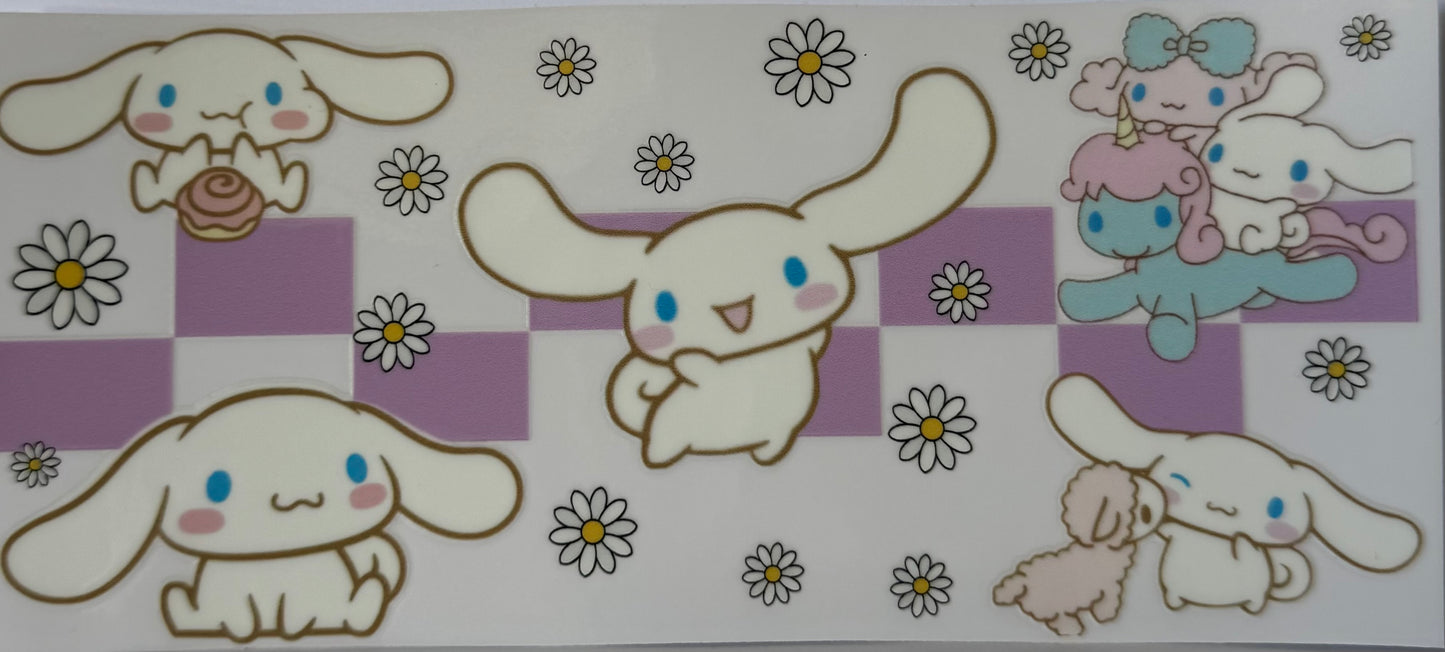 16oz UV DTF Libbey Wrap Cinnamorol #W199