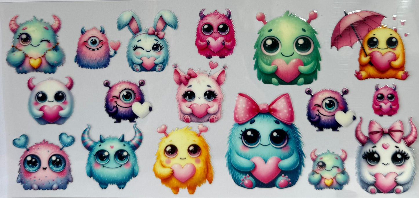 16oz UV DTF Libbey Wrap squishmallow #a57