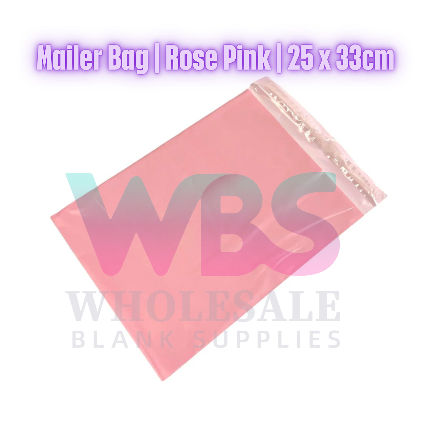 Medium Poly Mailer | Rose Pink | 25 x 33cm