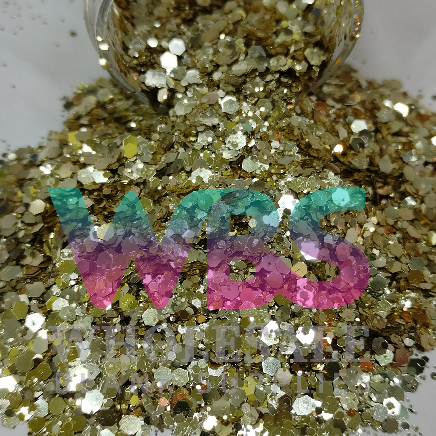 Chunky Glitter Bottle | 50gm | SILVER SAGE