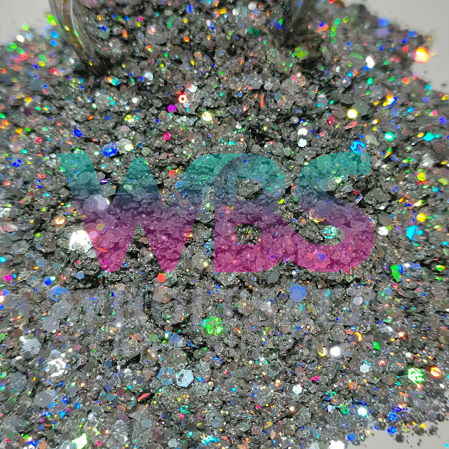 Chunky Glitter Bottle | 50gm | CHROME CONFETTI