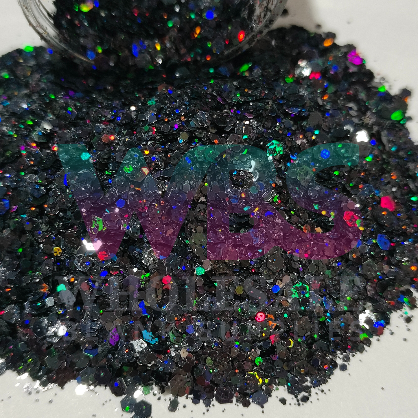 🌑 MIDNIGHT MAGIC | Chunky Glitter Bottle – 50gm 🌑