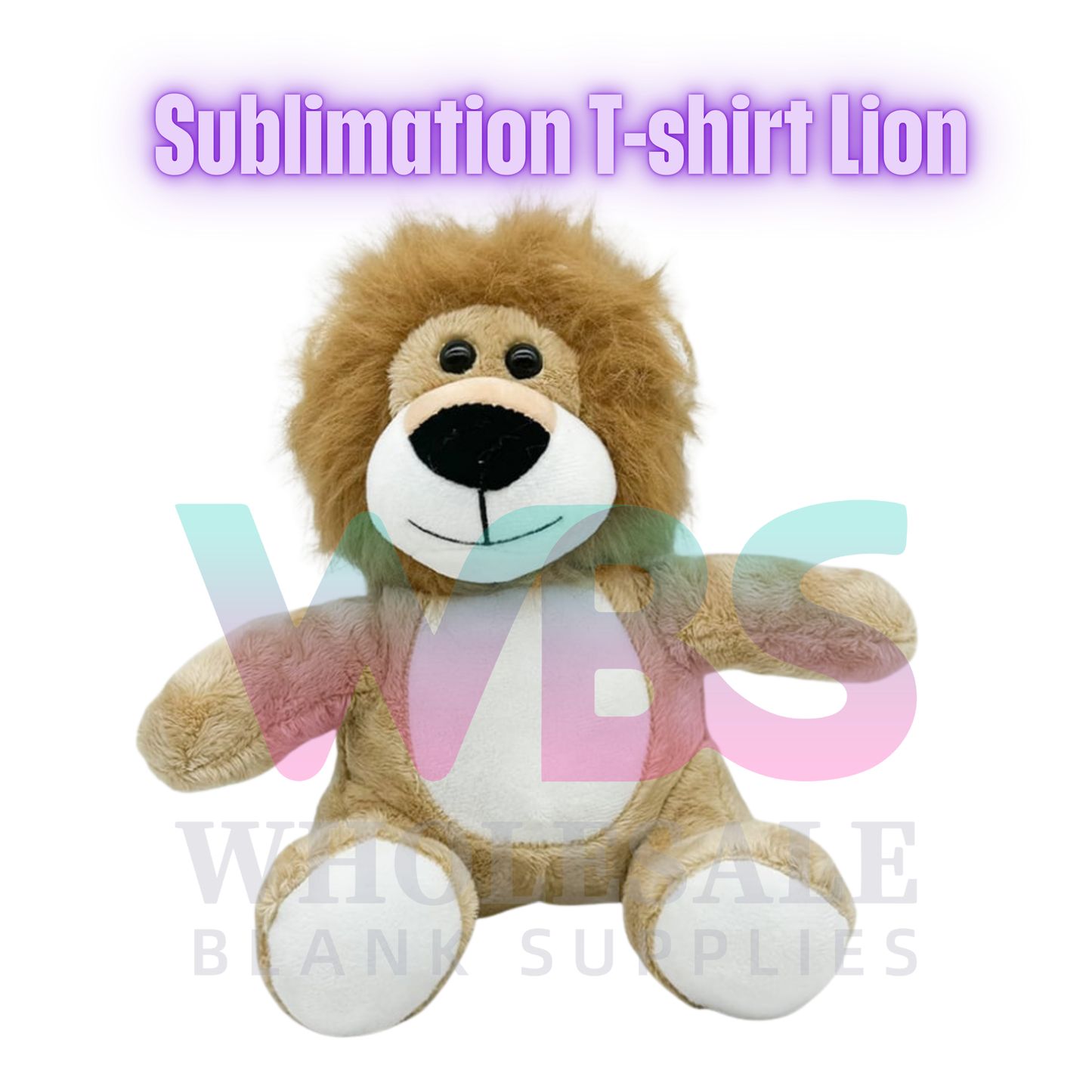 🦁 Lion Plush with Removable T-Shirt – 30cm
