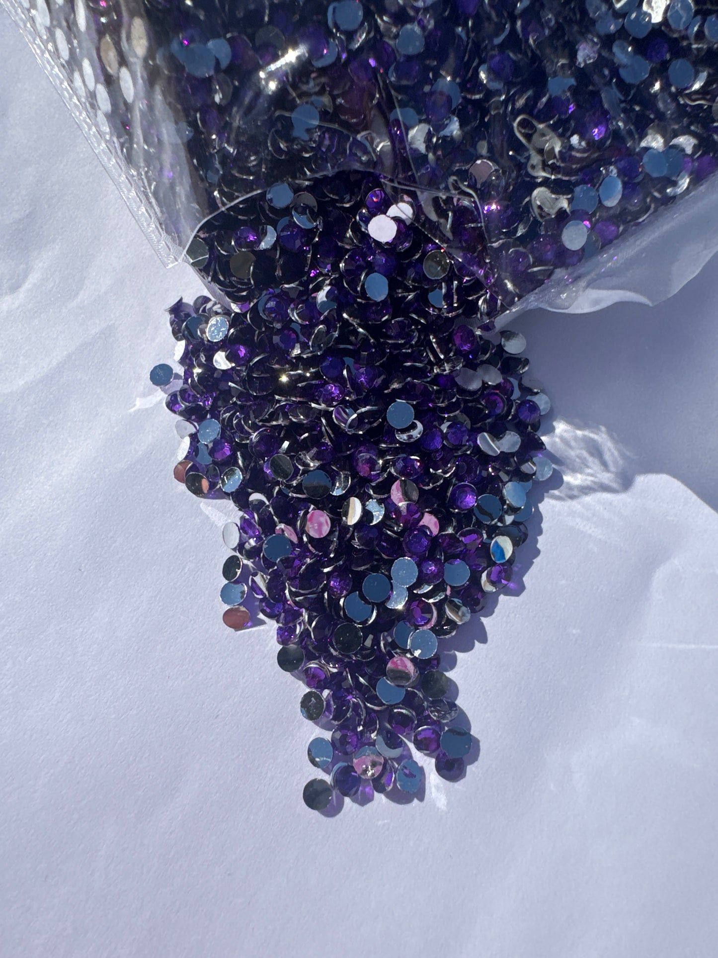 3mm Flat Back Silver Back Crystal Diamond Rhinestones | 100gm | WBS-09