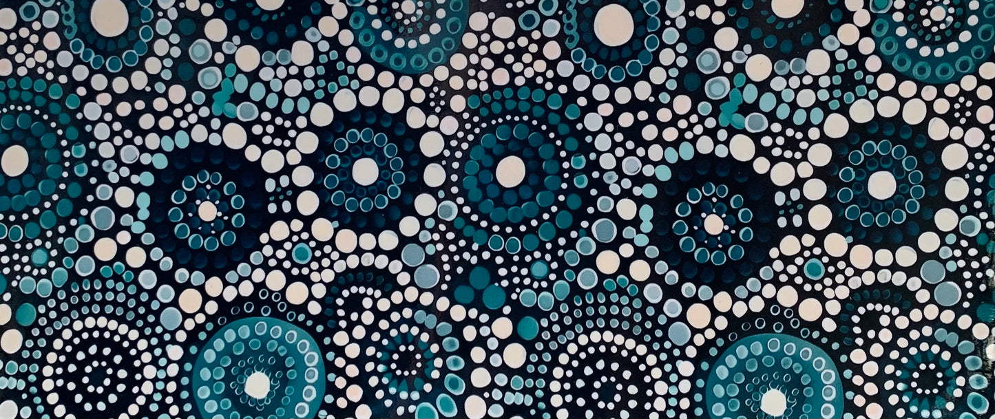 16oz UV DTF Libbey Wrap Aboriginal Indigenous Dot Art Work Painting Aboriginal #A301