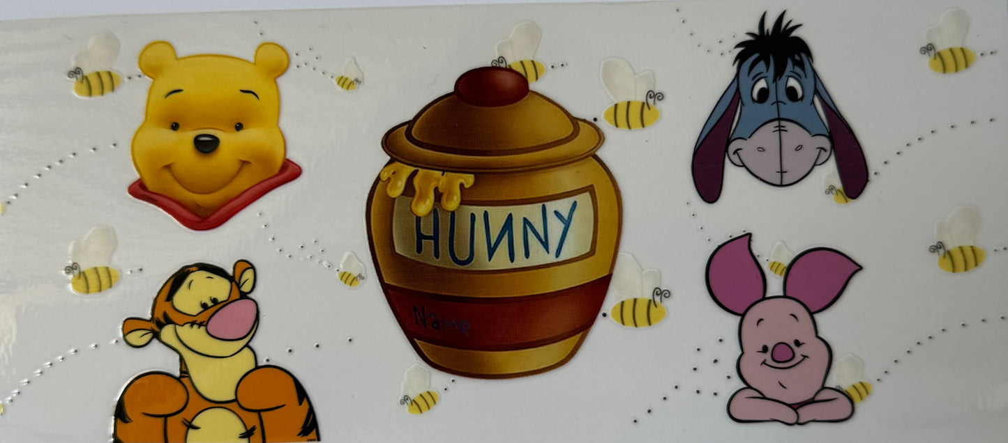 16oz UV DTF Libbey Wrap Winnie the Pooh & Friends #W208