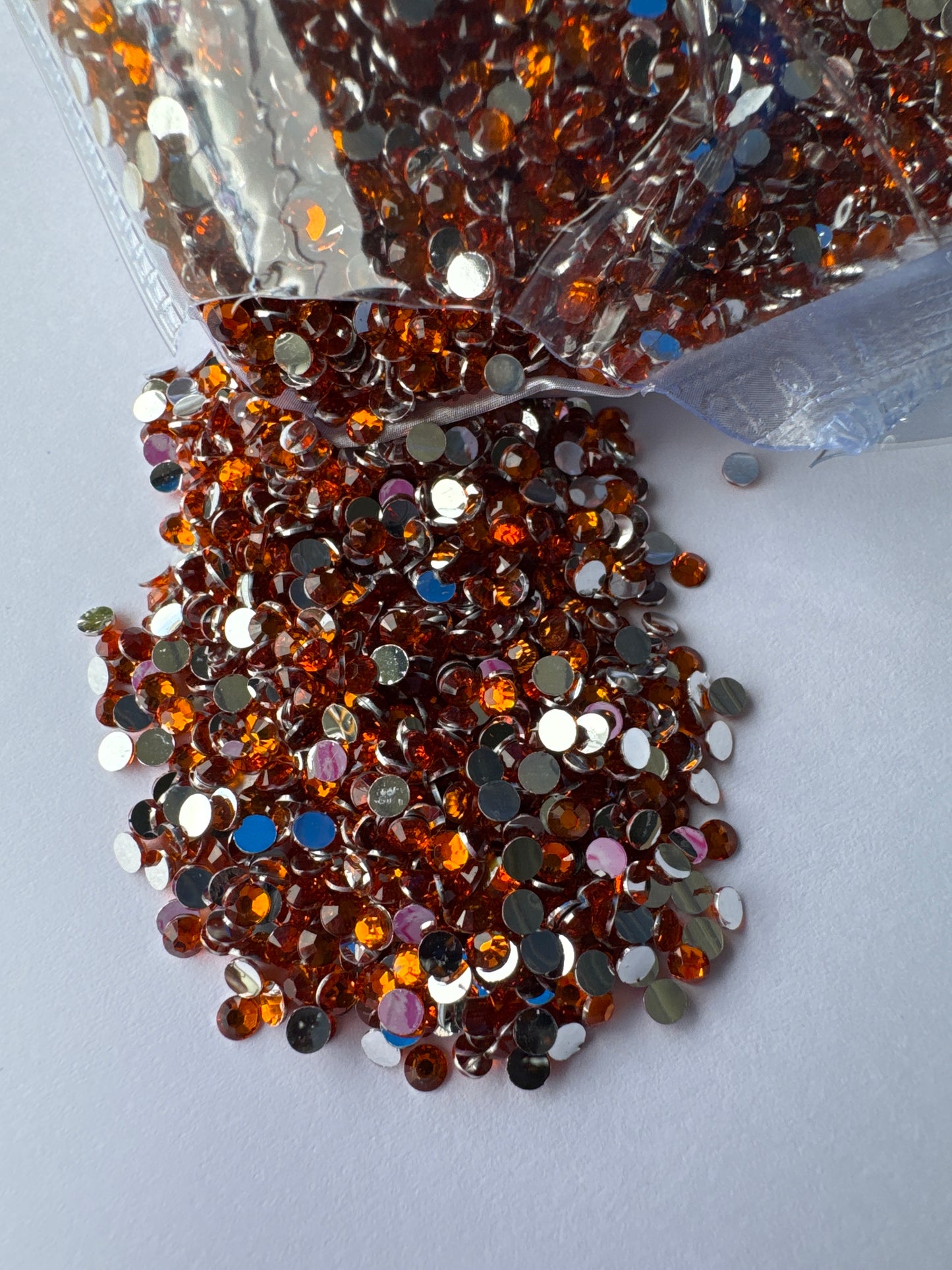 3mm Flat Back Silver Back Crystal Diamond Rhinestones | 20gm | WBS-25