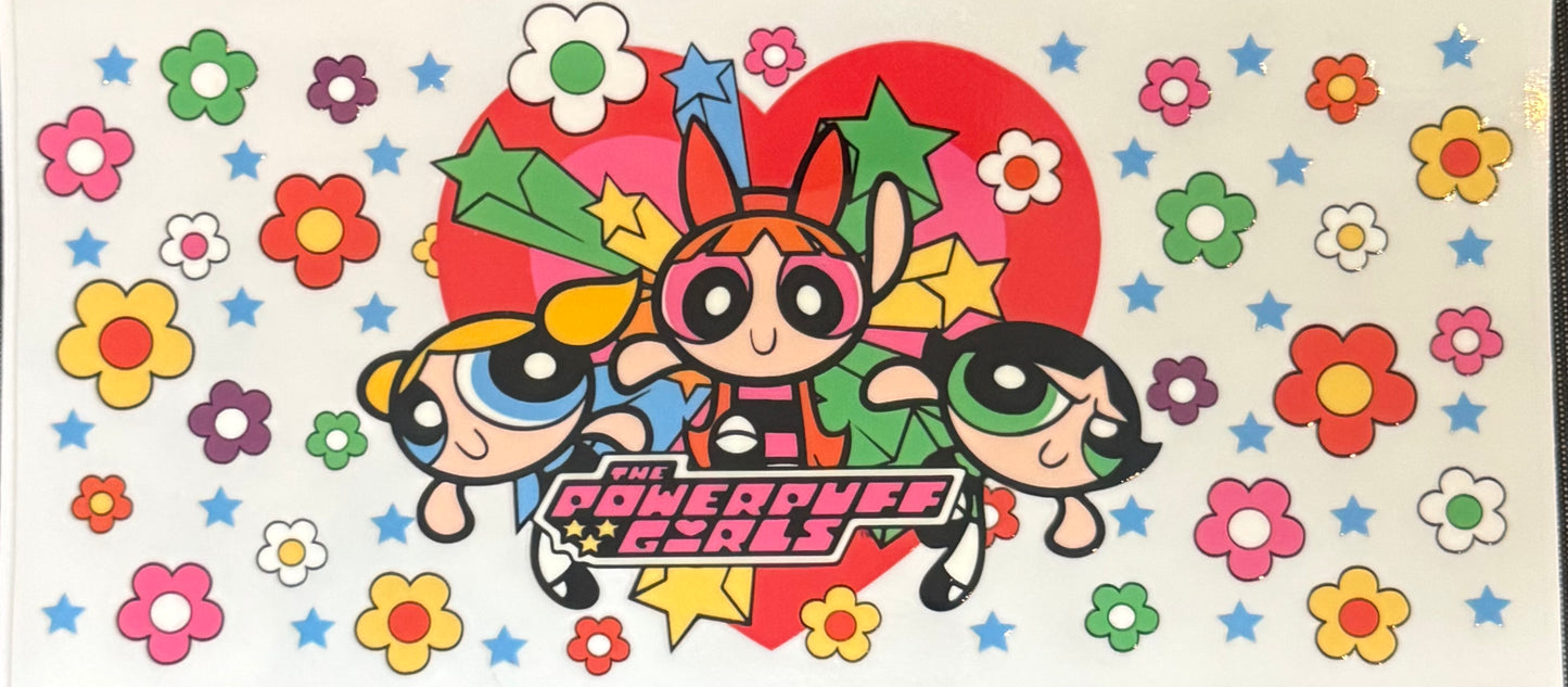 16oz UV DTF Libbey Wrap Power Puff Girls– #W12