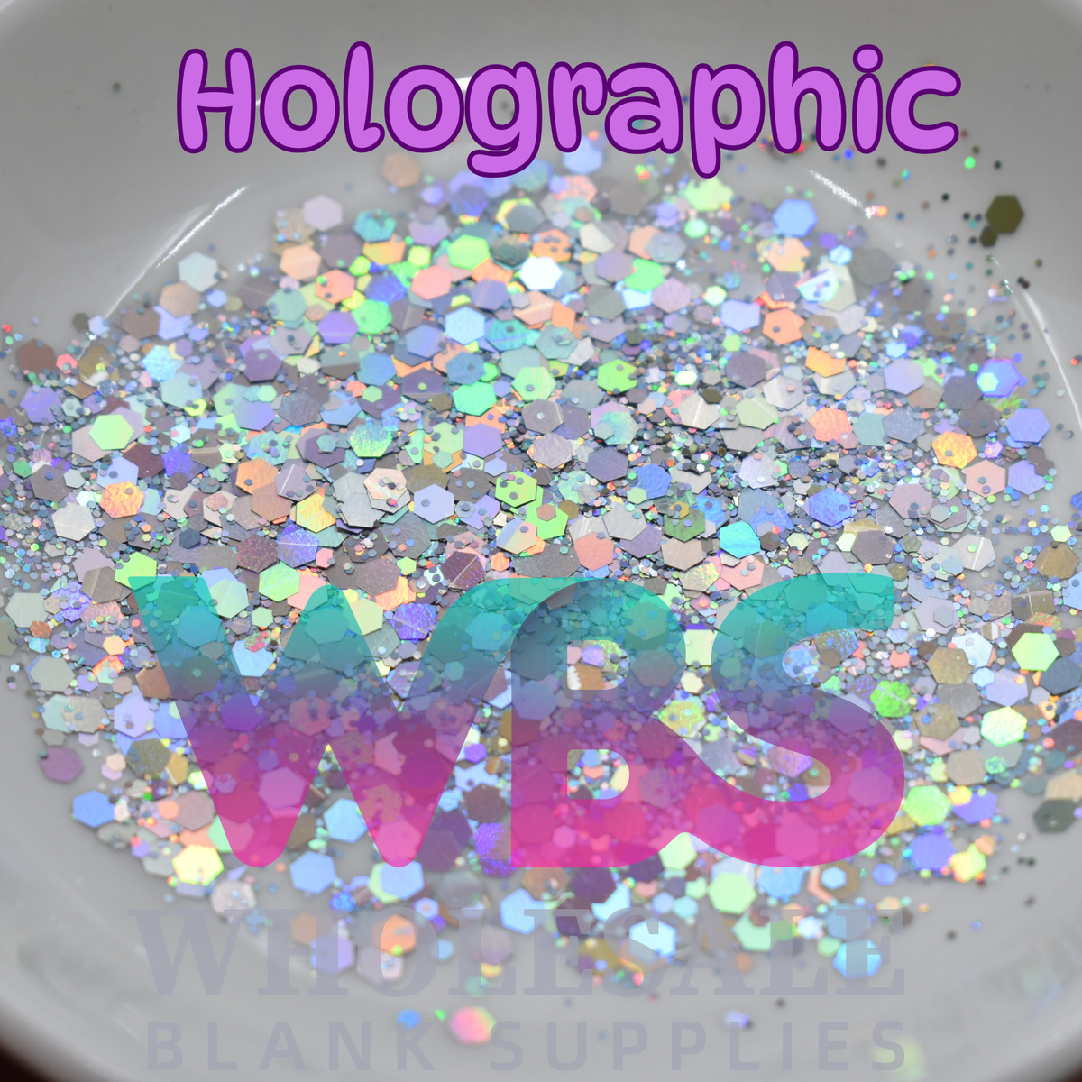 Gray Sliver | Holographic Iridescent Glitter | 50gm