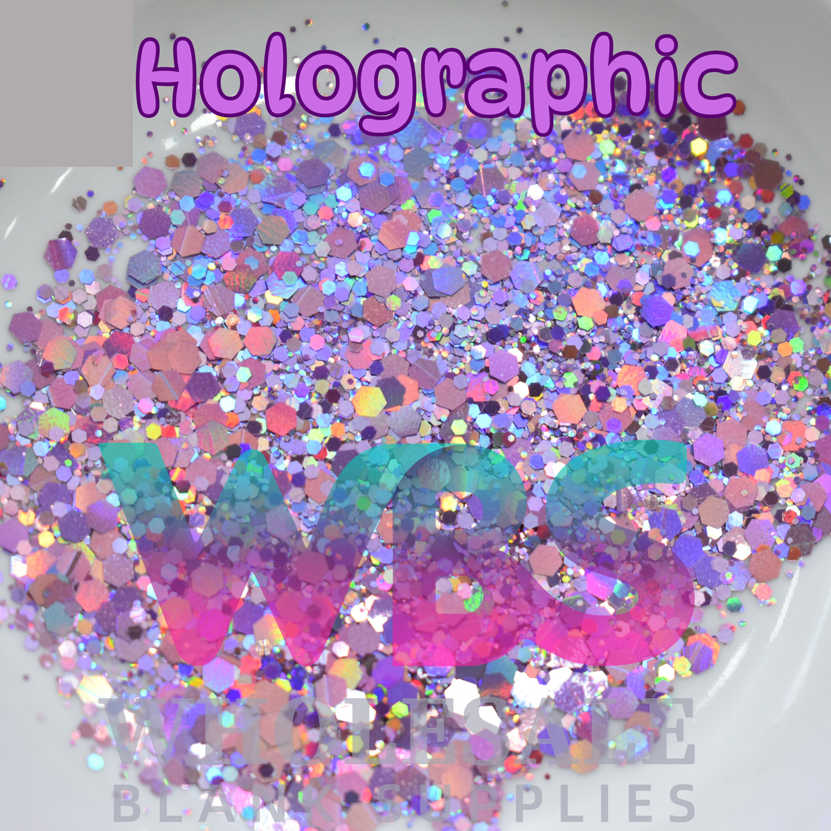 Pink Purple | Holographic Iridescent Glitter | 50gm