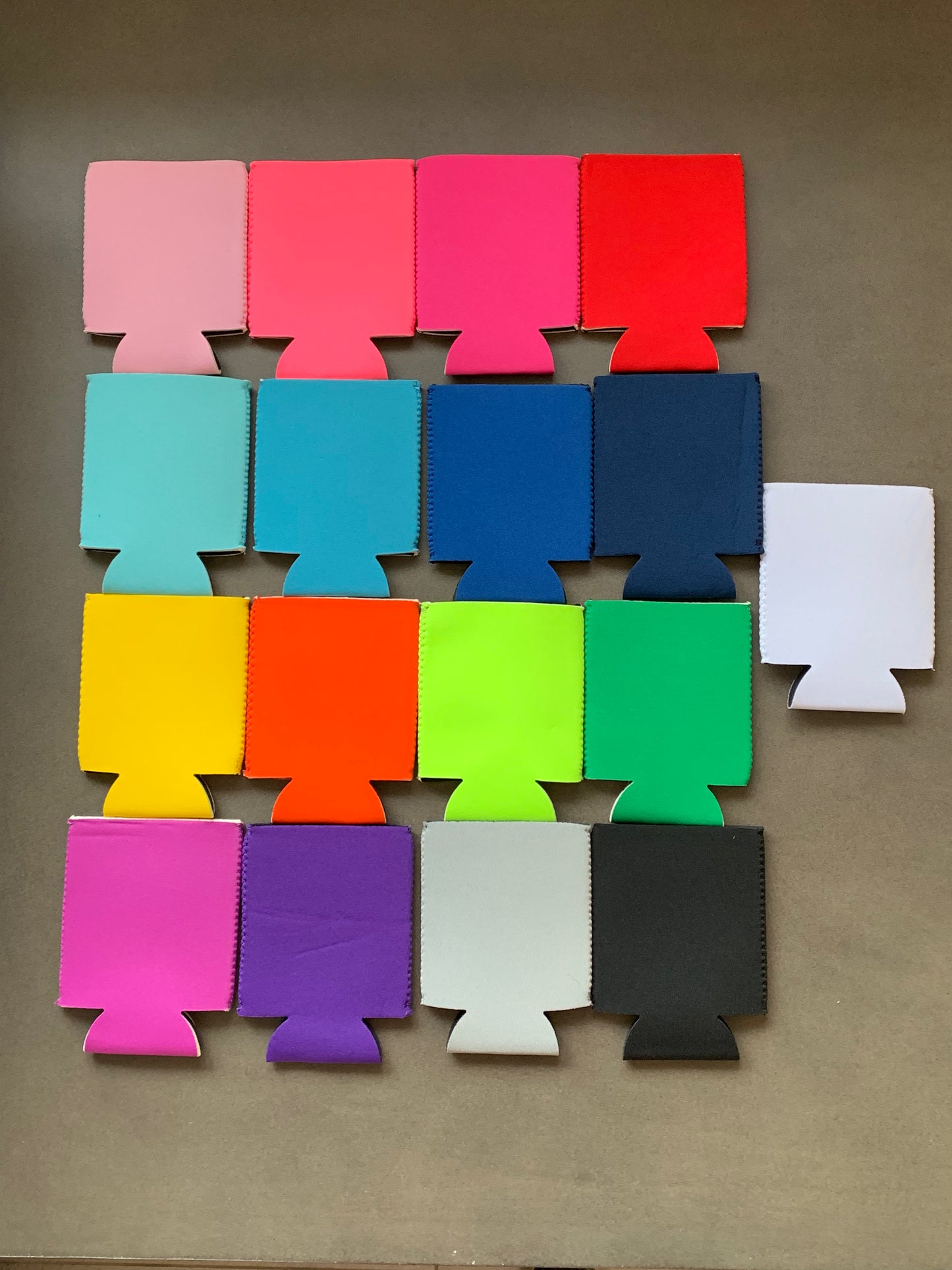 Blank Stubby Holders| Foldable Blank Can Stubby Cooler | Neoprene