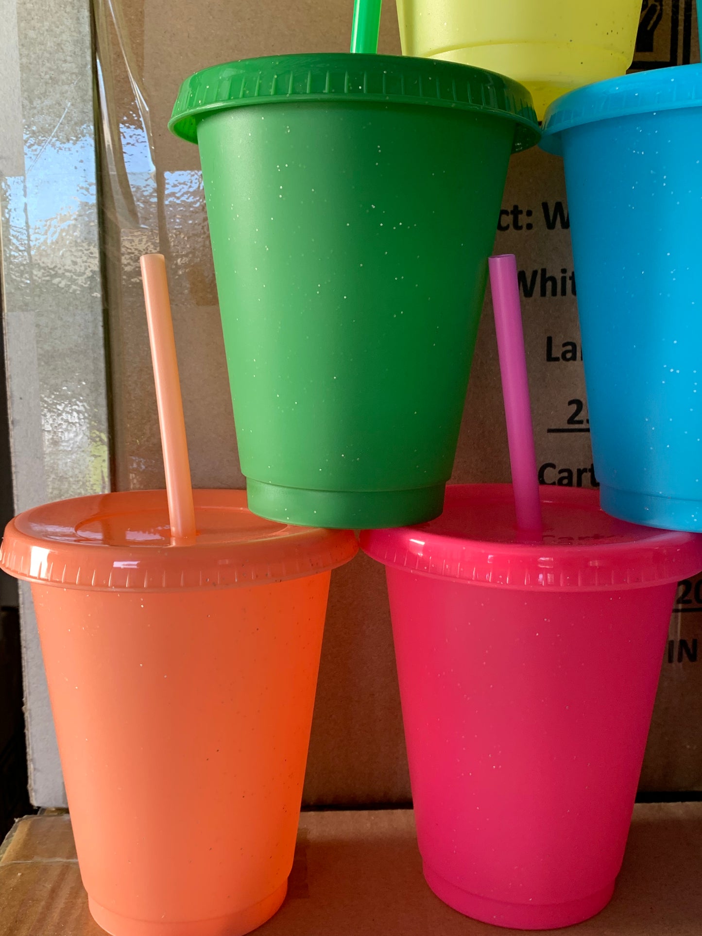 Glitter Cold Cups