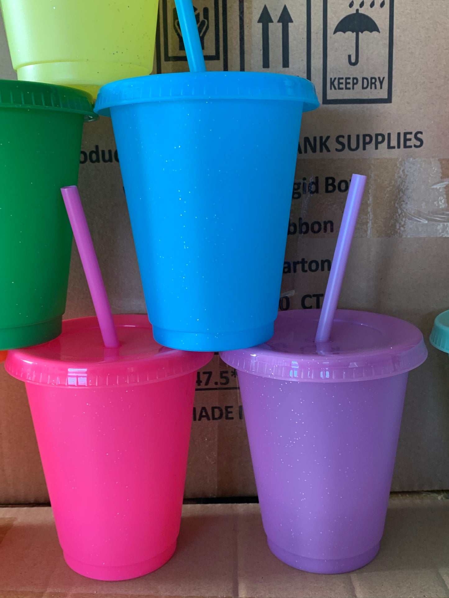 Glitter Cold Cups