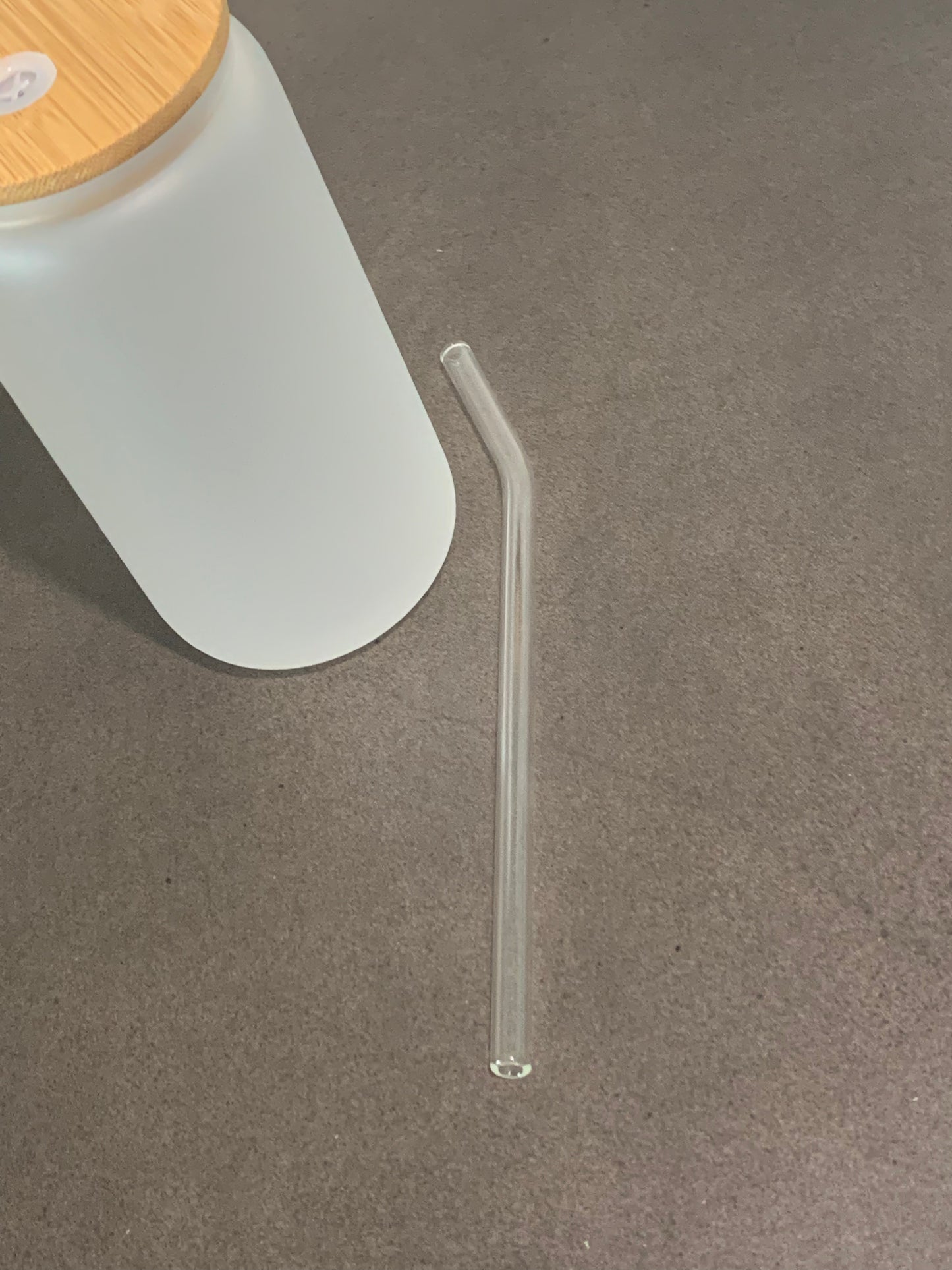 Glass Bent Straw ( 1 piece)