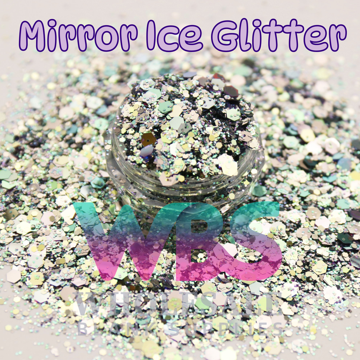 Ice Mirror Ice Glitter | 50gm