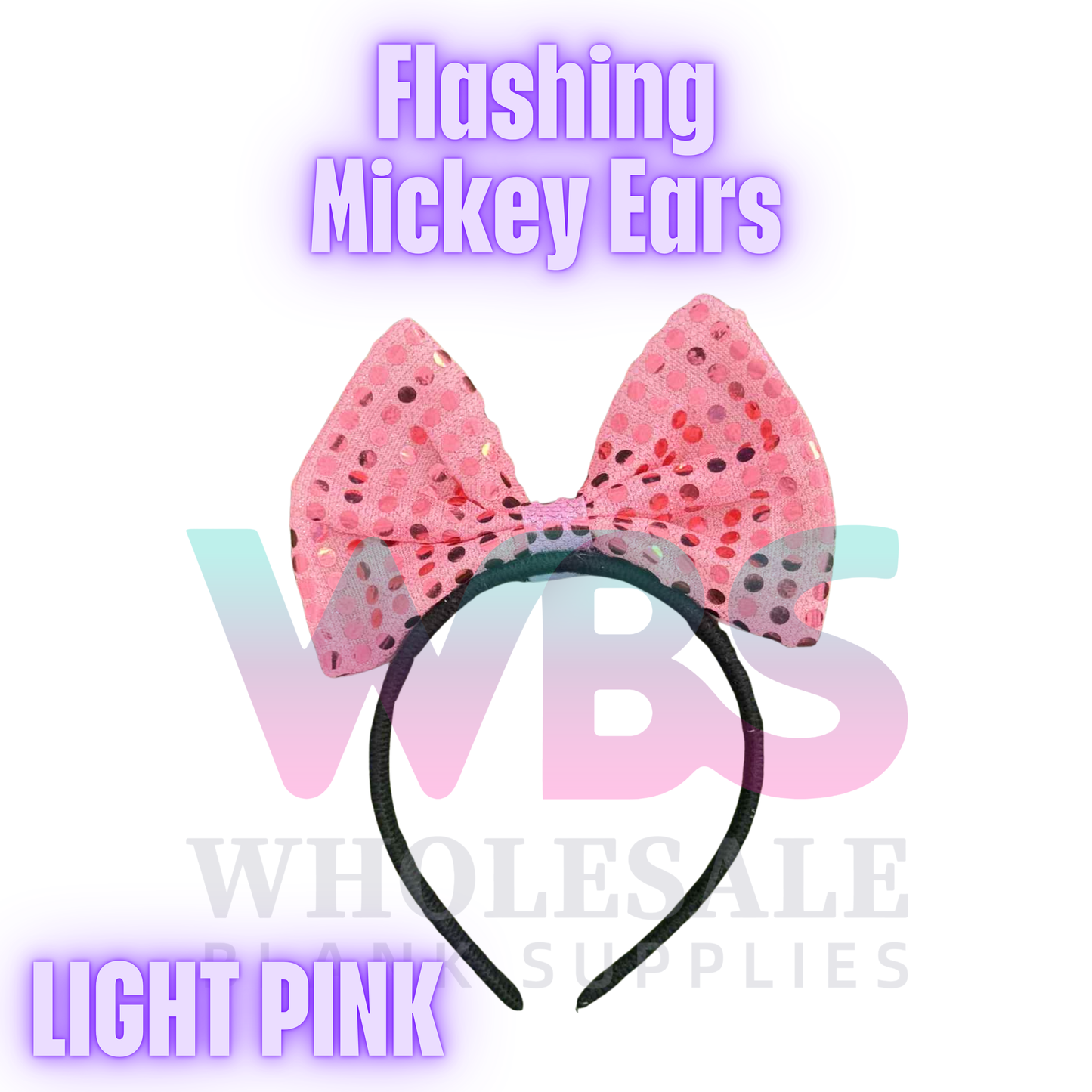 Flashing Mickey Ears LED Headband