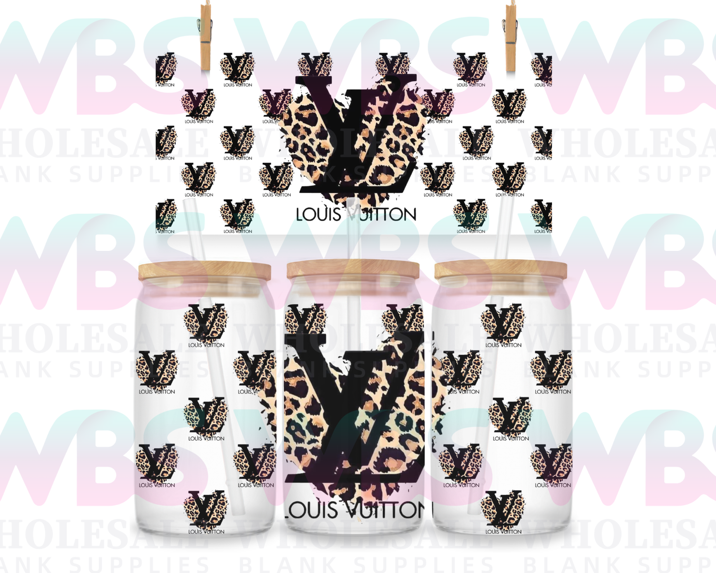 16oz UV DTF LOUIS VUITTON LV WBS #487